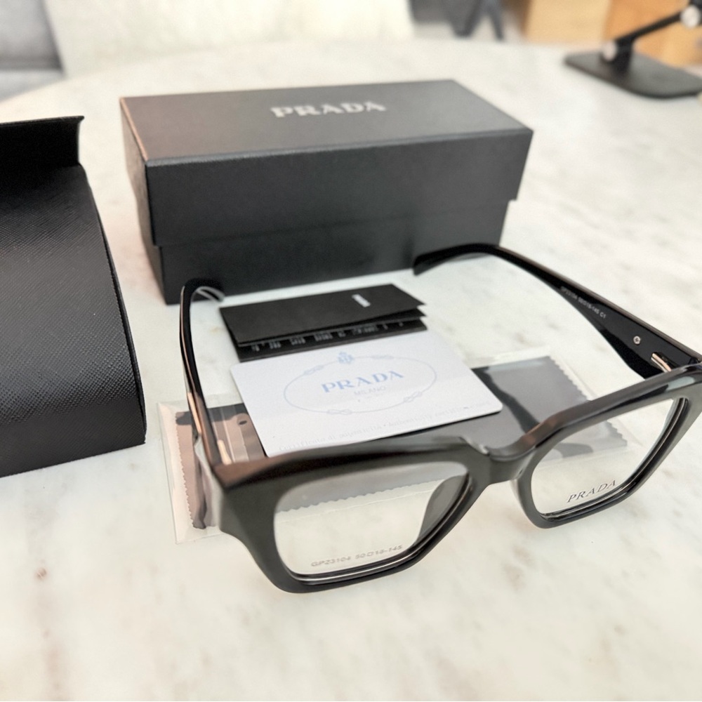 Black Thick Frame Square Glasses –c o p y - Picture 2 of 7